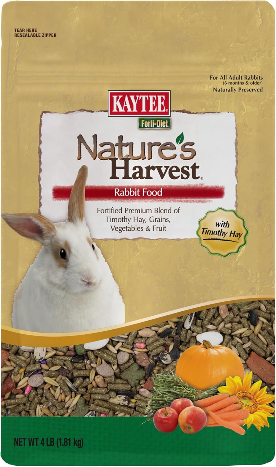 Kaytee Nature'S Harvest Rabbit Food, 4 Pound