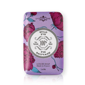 La Chatelaine Luxury Bar Soap | Natural Shea Formula (Orange Blossom, 7 Oz)