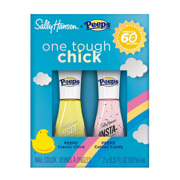 Sally Hansen Insta-Dri X Peeps® Nail Polish Collection - Peeps® One Tough Chick Duo Pack, 0.31 Fl Oz