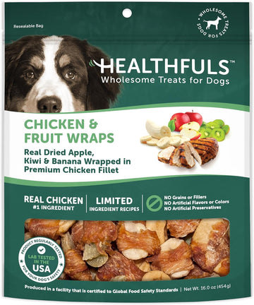 Chicken Wrapped Fruit Dog Treats, 16oz