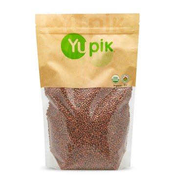 Yupik Organic Lentils, Brown, 2.2 Lb, Non-Gmo, Vegan, Gluten-Free, Pack Of 1