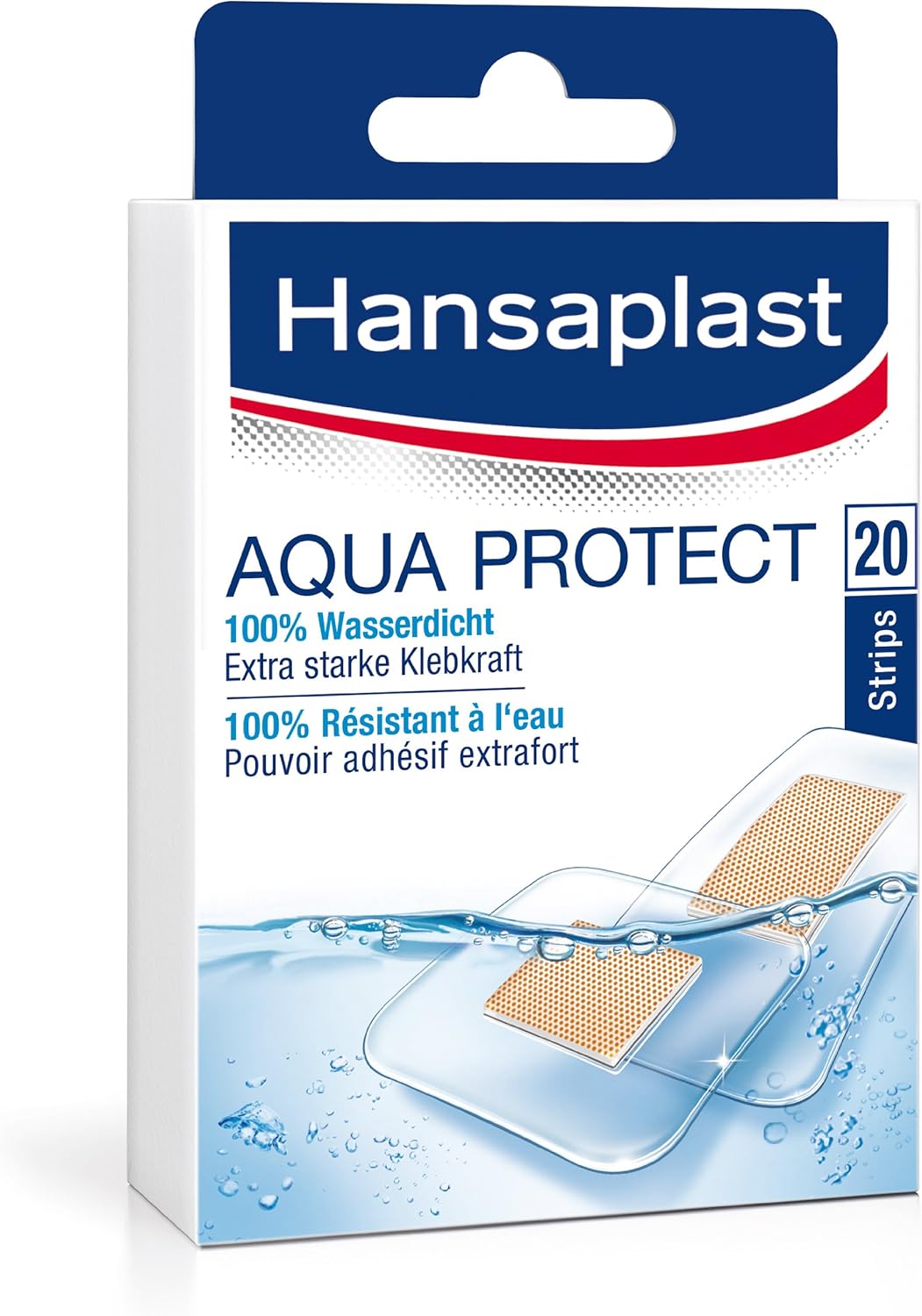 Hansaplast Aqua Protect Plaster Single Pack 1 X 20 Strips)