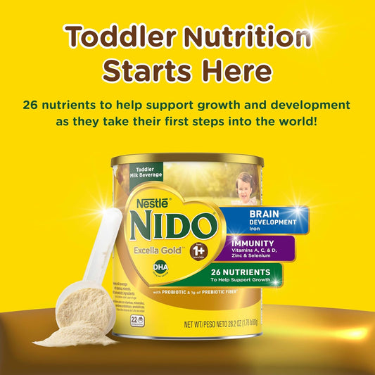 Nestle Nido Excella Gold Original Milk Powder 28.2 Oz 800G.