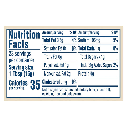 Hellmann'S Mayonnaise Dressing 8 Count Italian Herb & Garlic For A Deliciously Creamy Condiment, With Real Ingredients & No Artificial Flavors, 11.5 Oz