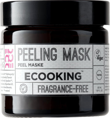Ecooking Peeling Mask Fragrance-Free 50Ml | Facial Exfoliator & Dead Skin Remover | Glycolic Acid & Lactic Acid Peeling | Use Weekly To Boost Skin Cell Production, Smooth & Firm Skin
