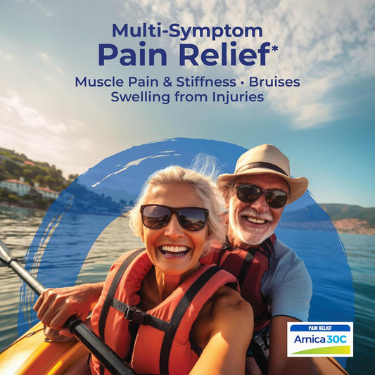 Boiron Arnica Montana 30C For Muscle Pain, Stiffness, Swelling From Injuries & Bruises - 80 Pellets