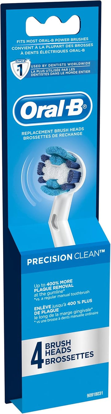 Oral-B Professional Precision Clean Replacement Brush Head 4 Count