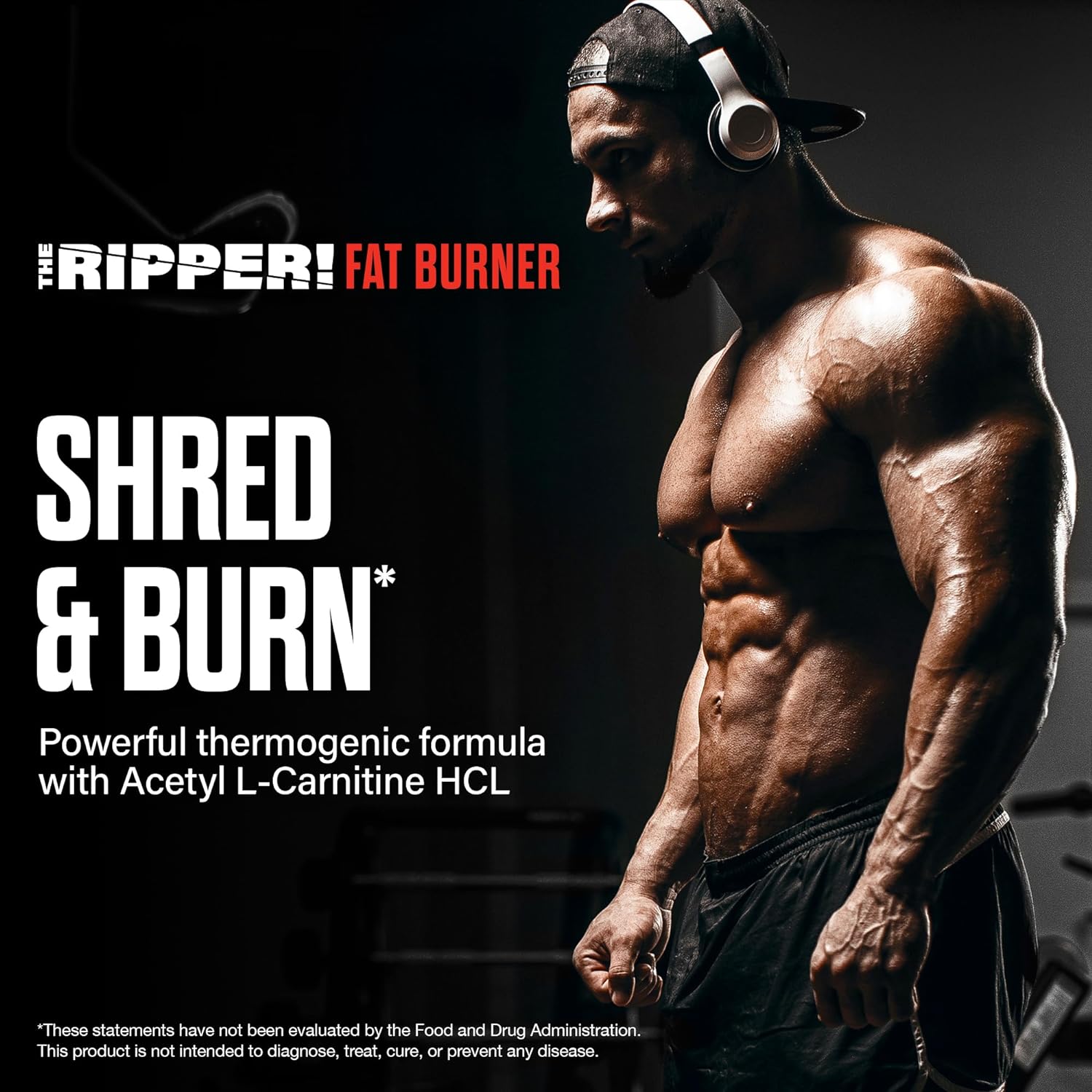 Jnx Sports The Ripper! Shredding Thermogenic Fat Burner - Fruit Punch 30 Servings | Advanced Fast Acting Thermogenic Pre-Workout, Appetite Suppressant For Men & Women : Health & Household