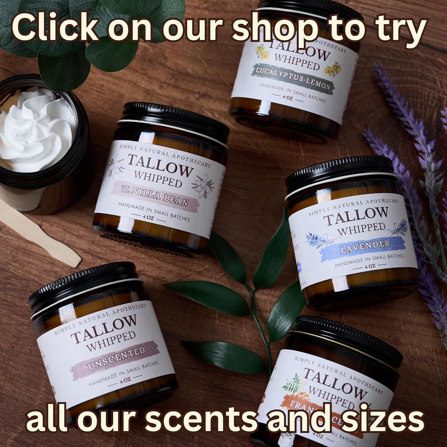 Beef Tallow For Skin Care, Face, Hands - Natural Moisturizer - Whipped - Organic Grass-Fed Beef Fat - Vitamins A, D, E, K - Dry Skin, Baby Diaper Cream - Hydrating - Handmade - Unscented - 2 Oz Jar : Beauty & Personal Care