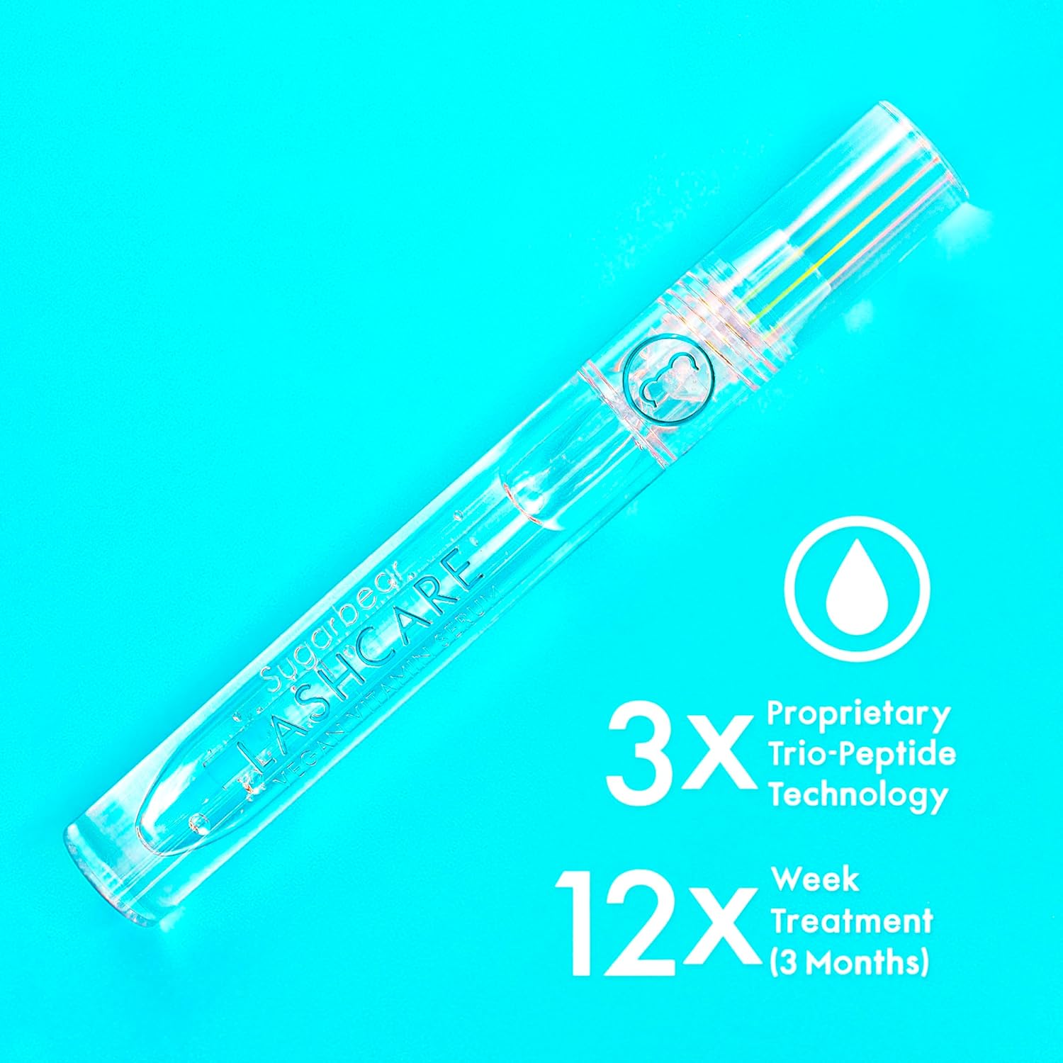 SUGARBEAR® LashCare, Lash Enhancing Serum, Promotes Appearance of Longer, Thicker Eyelashes, Cruelty Free & Vegan (3 Month Supply) : Beauty & Personal Care