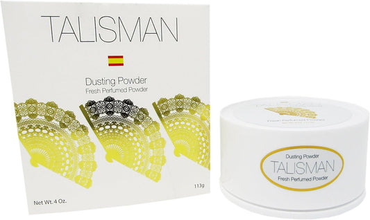 Talisman Perfumed Dusting Powder With Puff, 4 Oz