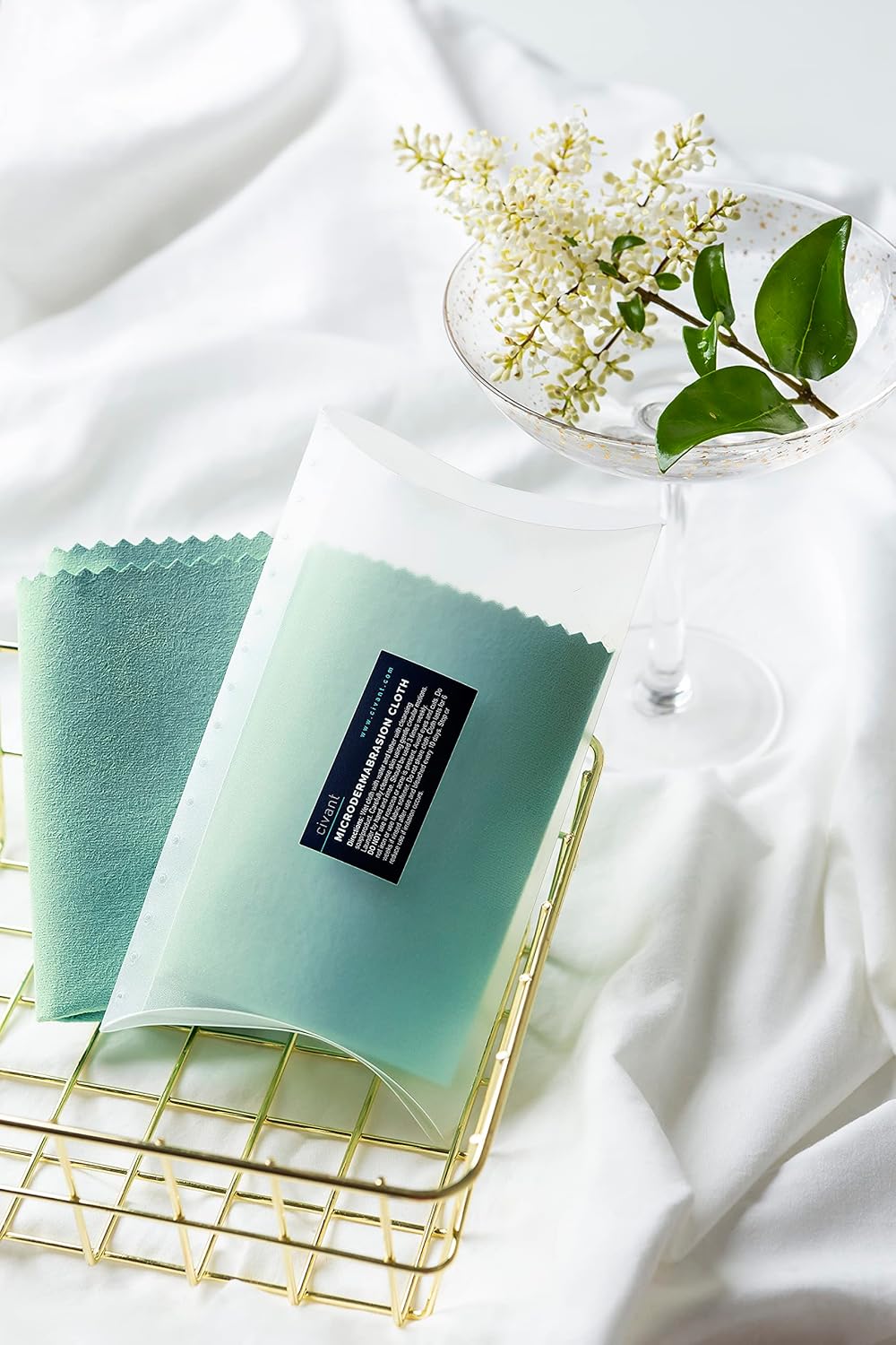 Civant Microdermabrasion Cloth - Exfoliating Face Wash Cloth Cleanses And Brightens - Microfiber Face Cloth Deep Cleans Skin - Dermatologist-Recommended Microfiber Wash Cloth, 1 Cloth : Beauty & Personal Care