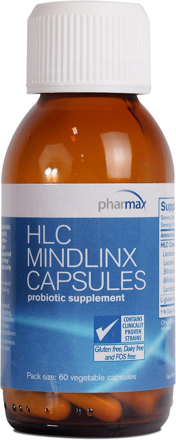 Pharmax Hlc Mindlinx Capsules | Probiotics To Promote Optimal Intestinal Health | 60 Capsules
