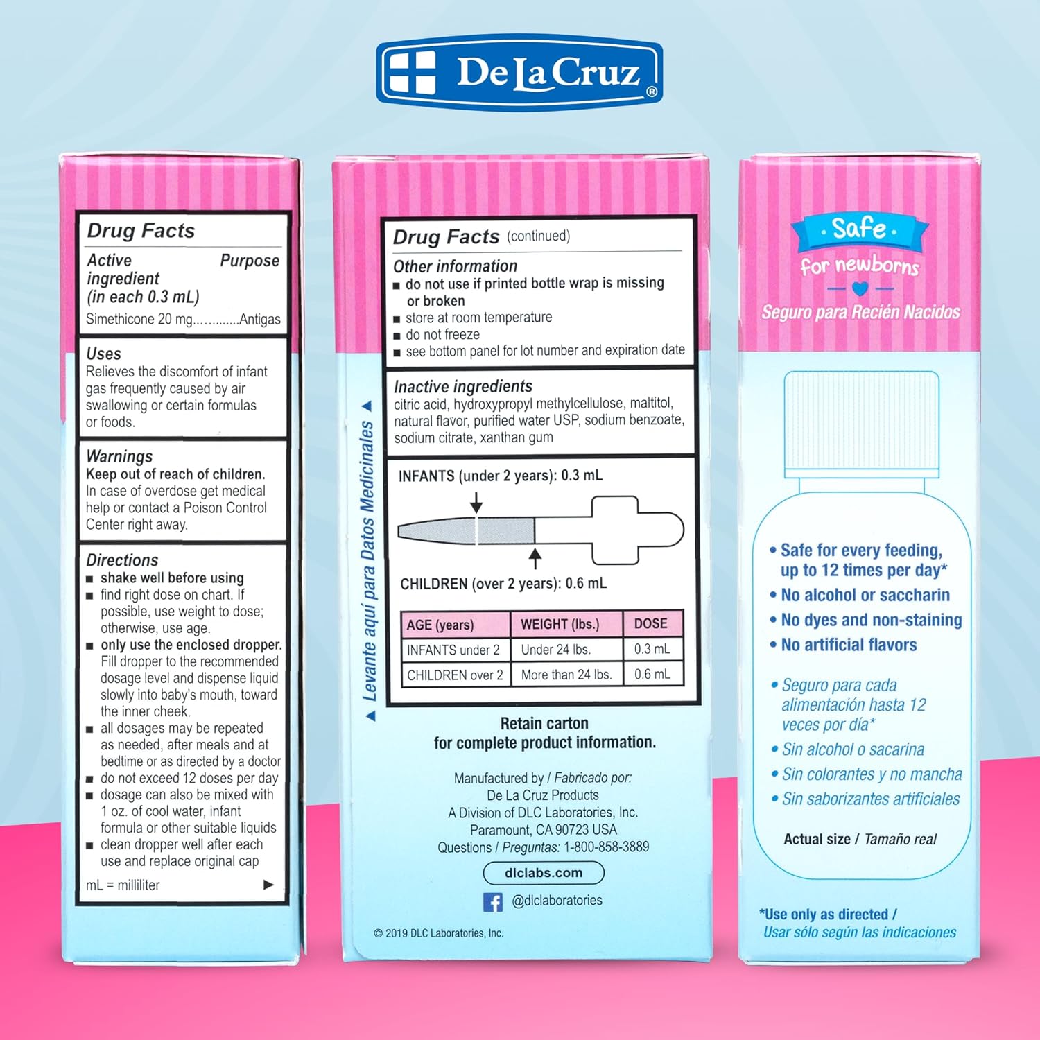 Gas Drops For Babies - Quita Cólicos Infant Gas Relief Drops With Simethicone - Safe Colic Drops For Newborns 1 Fl. Oz. (30 Ml) : Health & Household
