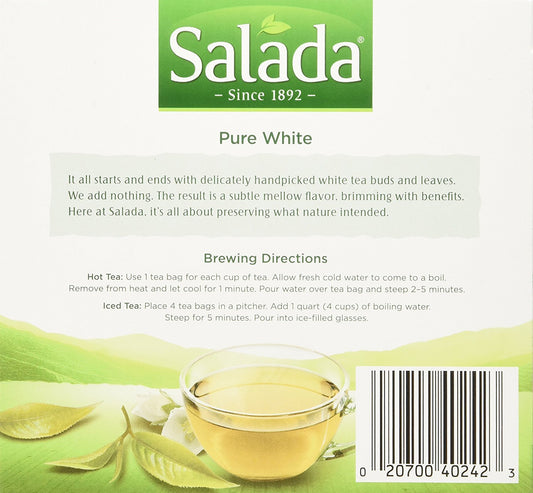 Salada Pure White Tea - 40 Ct