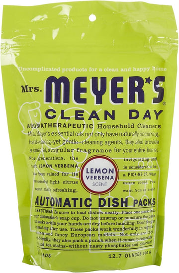 MRS. MEYER’S CLEANDAY, Dishwasher Lemon Verbena, 11.6 Ounce