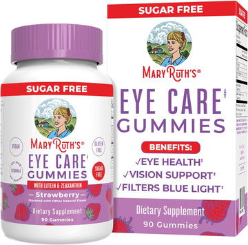 MaryRuth Organics Eye Care Gummies | Zeaxanthin and Lutein | 45 Day Supply | Eye Care Gummy for Adults and Kids | Vegan | Non-GMO | Gluten Free | 90 Count