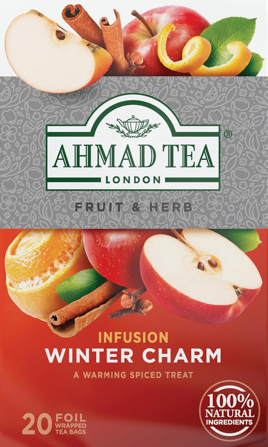 Ahmad Tea English Fruit & Herbal Infusions, Winter Charm Relaxing Fruit & Herbal Tea