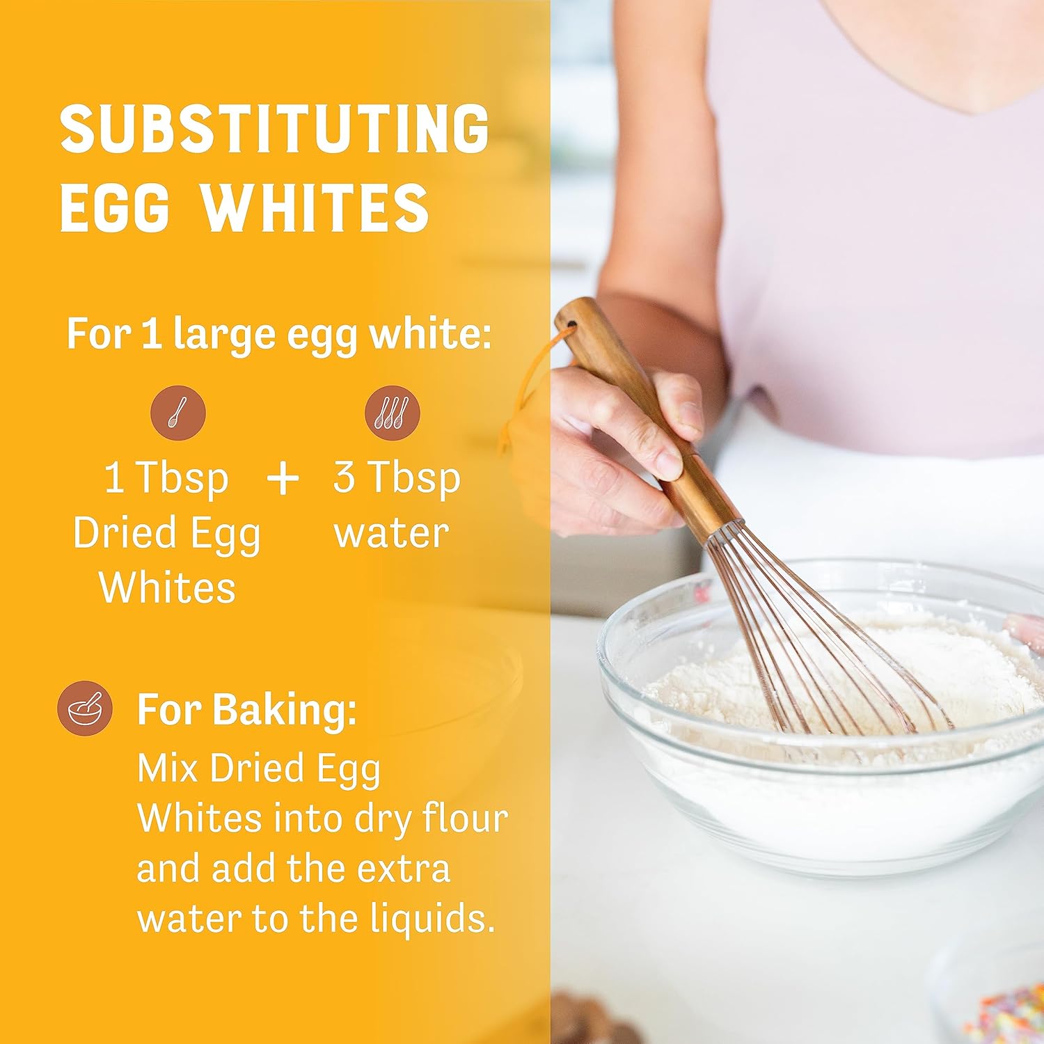 Judee’s Dried Egg White Powder 16 oz - Pasteurized - Delicious and 100% Gluten-Free - Great for Breakfast and Camping Meals - Use to Make Meringue, Royal Icing, and Shakes