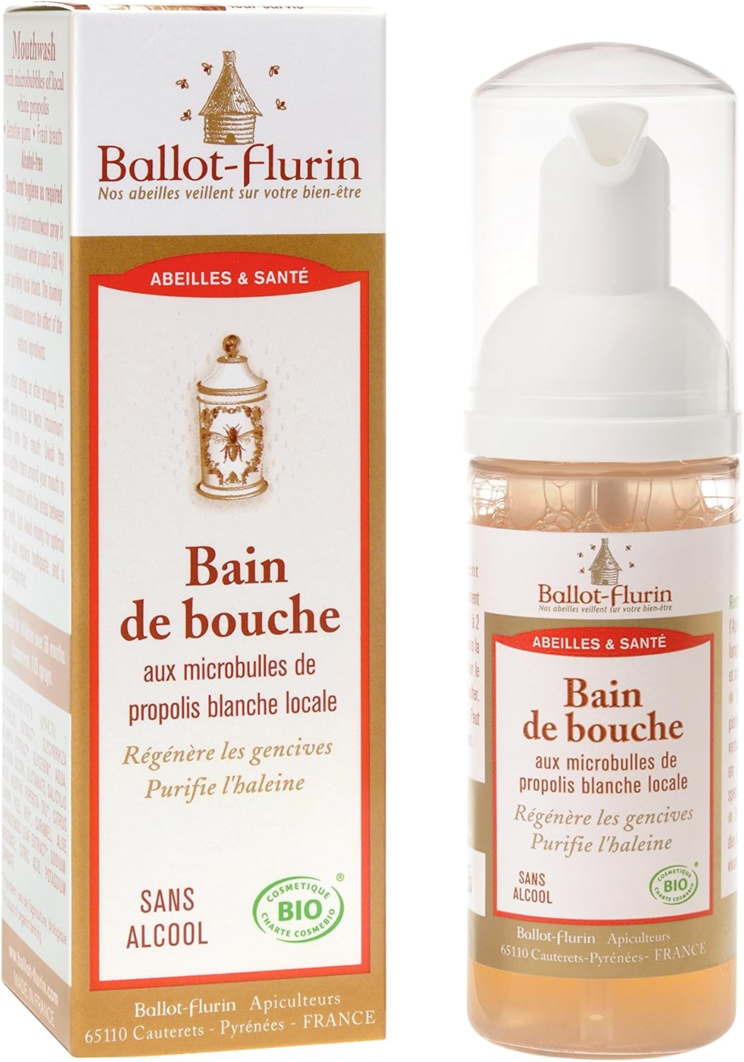Mouthwash With White Propolis Microbubbles
