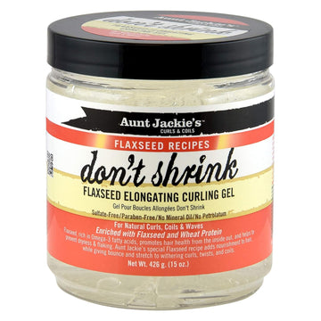 Aunt Jackie'S Flaxseed Recipes Half & Half, Hydrating Silkening Hair Milk, For Daily Use, Enriched With Flaxseed, Coconet, Jojoba Oil, Shea Butter, Grapeseed And Ginseng, 12 Ounce Spray Bottle