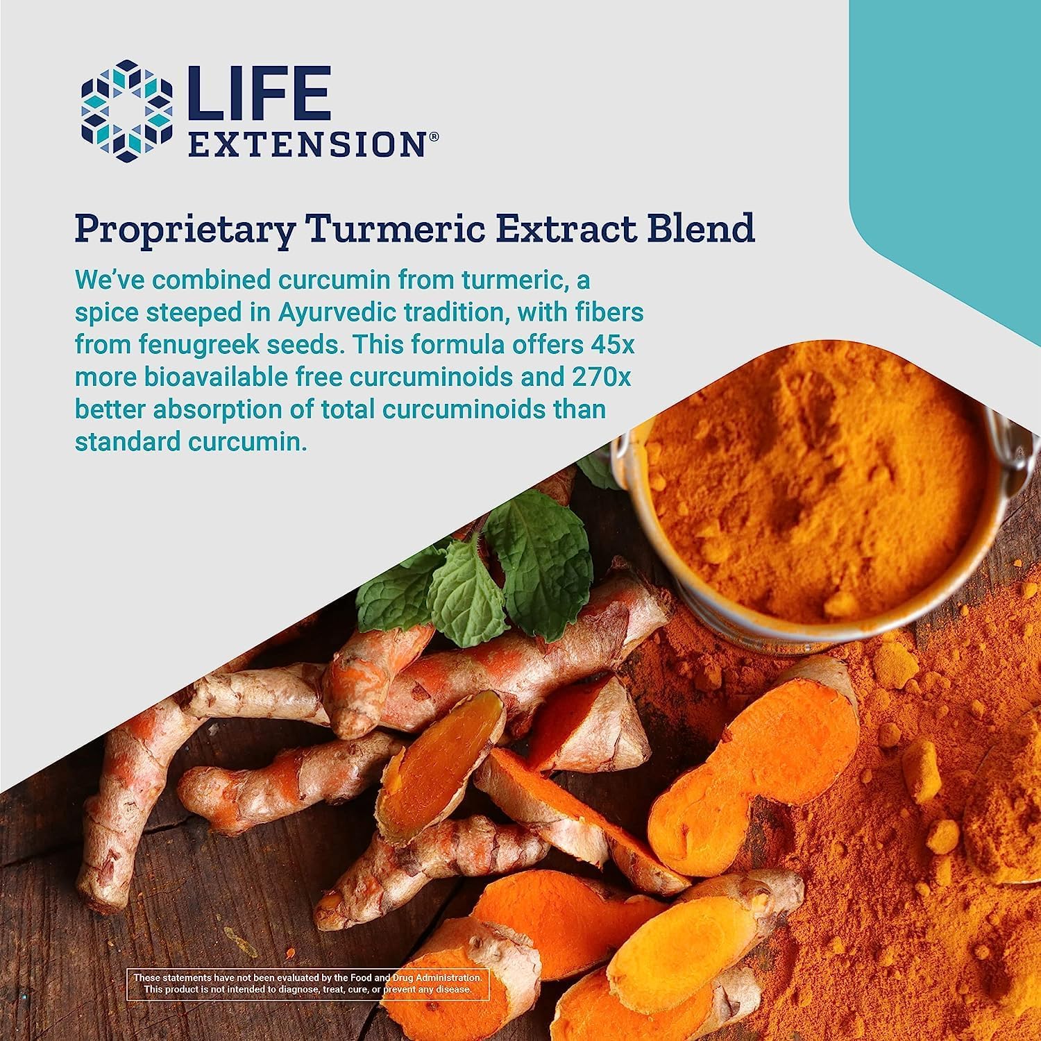 Life Extension Curcumin Elite Turmeric Extract – 270x Better Absorption Than Standard Curcumin, Support A Healthy Inflammatory Response, Gluten Free, Non-GMO, Vegetarian—30 Vegetarian Capsules : Health & Household