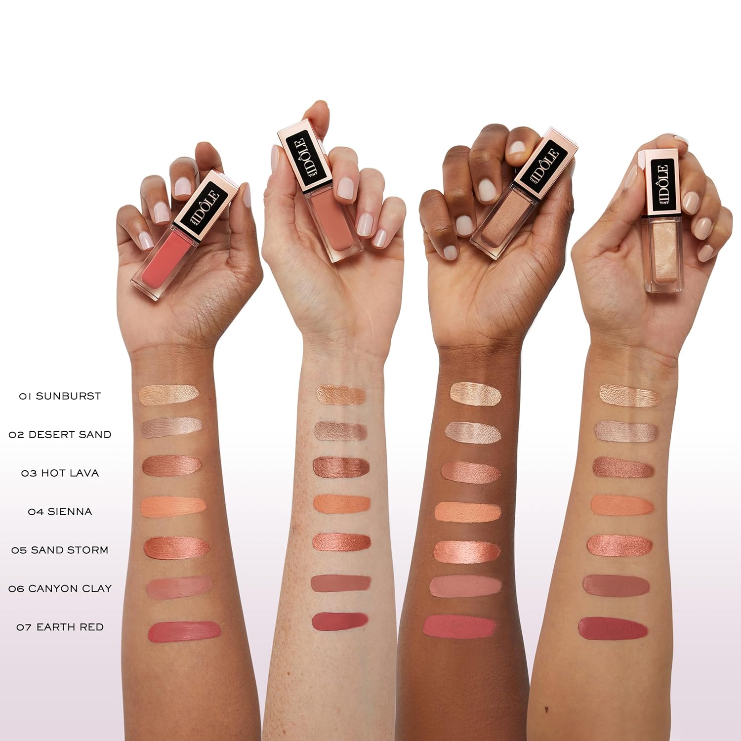 Lancôme Idôle Tint Long Wear Liquid Eyeliner & Eyeshadow - Multi-Use Eye Makeup In Matte & Shimmer Finishes - Buildable Color & Up To 16H Of Wear - 02 Desert Sand: Neutral Bronze Shimmer : Beauty & Personal Care