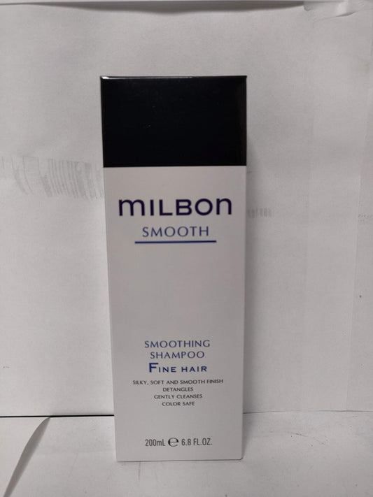 Milbon Smooth Smoothing Shampoo Fine Hair 6.8 Oz 6.8 Oz : Beauty & Personal Care