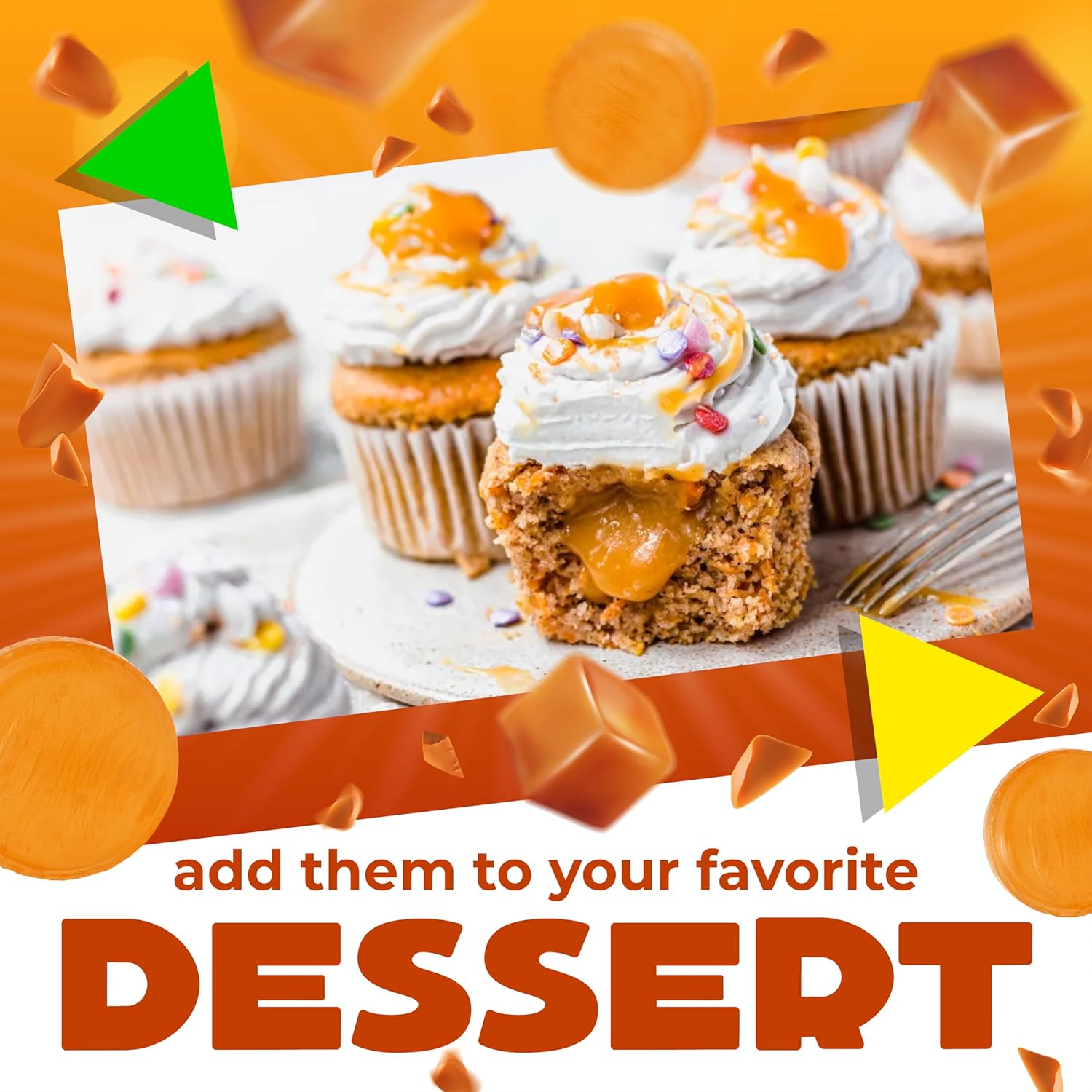 Arcor Butterscotch Hard Candy | 1 Pound Bag - Approx. 75 Count | Old-Fashioned Treats