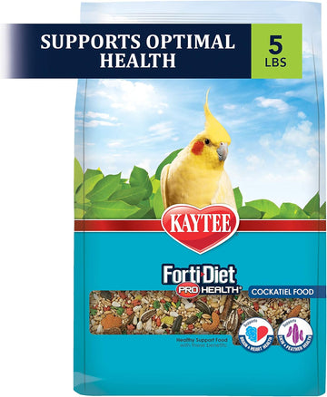 Kaytee Forti-Diet Pro Health Pet Cockatiel Food, 5 Lb