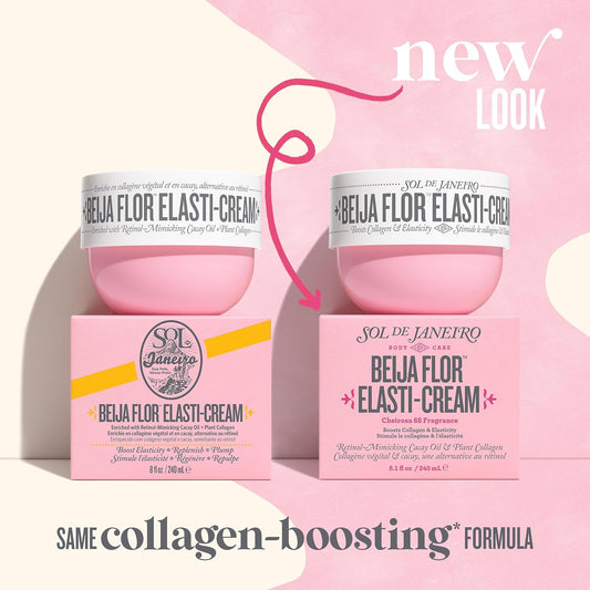 Sol De Janeiro Collagen Boosting Beija Flor Elasti-Cream Body Cream 240Ml/8.1 Oz