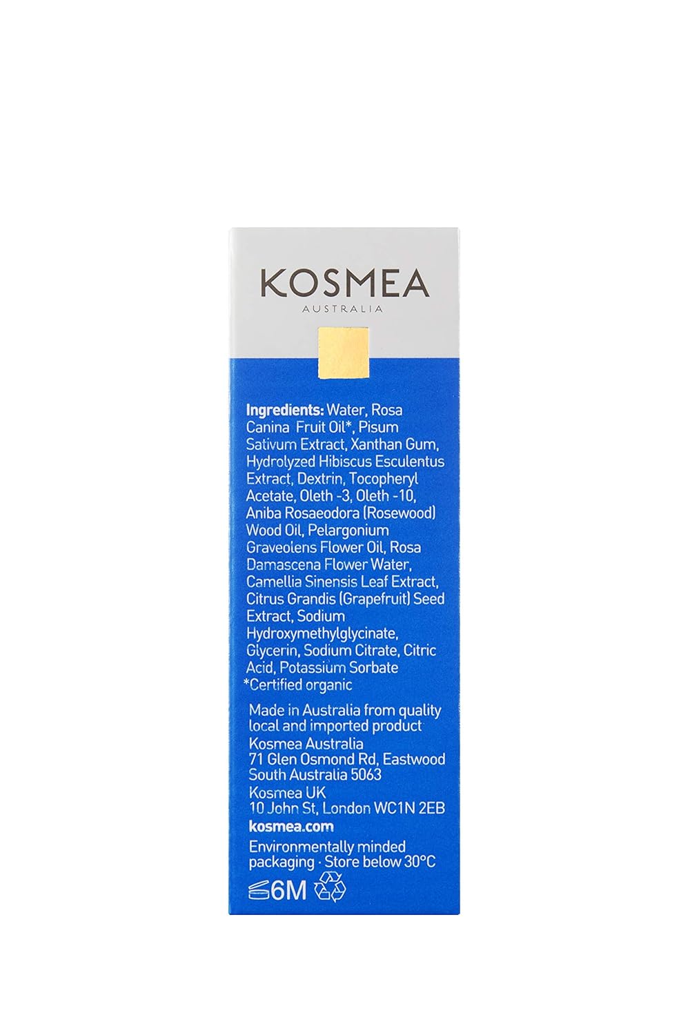Kosmea Eighth Natural Wonder Facial Serum – Best Anti Aging Serum For The Face & Skin – Contains Myoxinal Derived From Hibiscus Seed & Certified Organic Rosehip Oil & More 0.501Fl Oz : Beauty & Personal Care