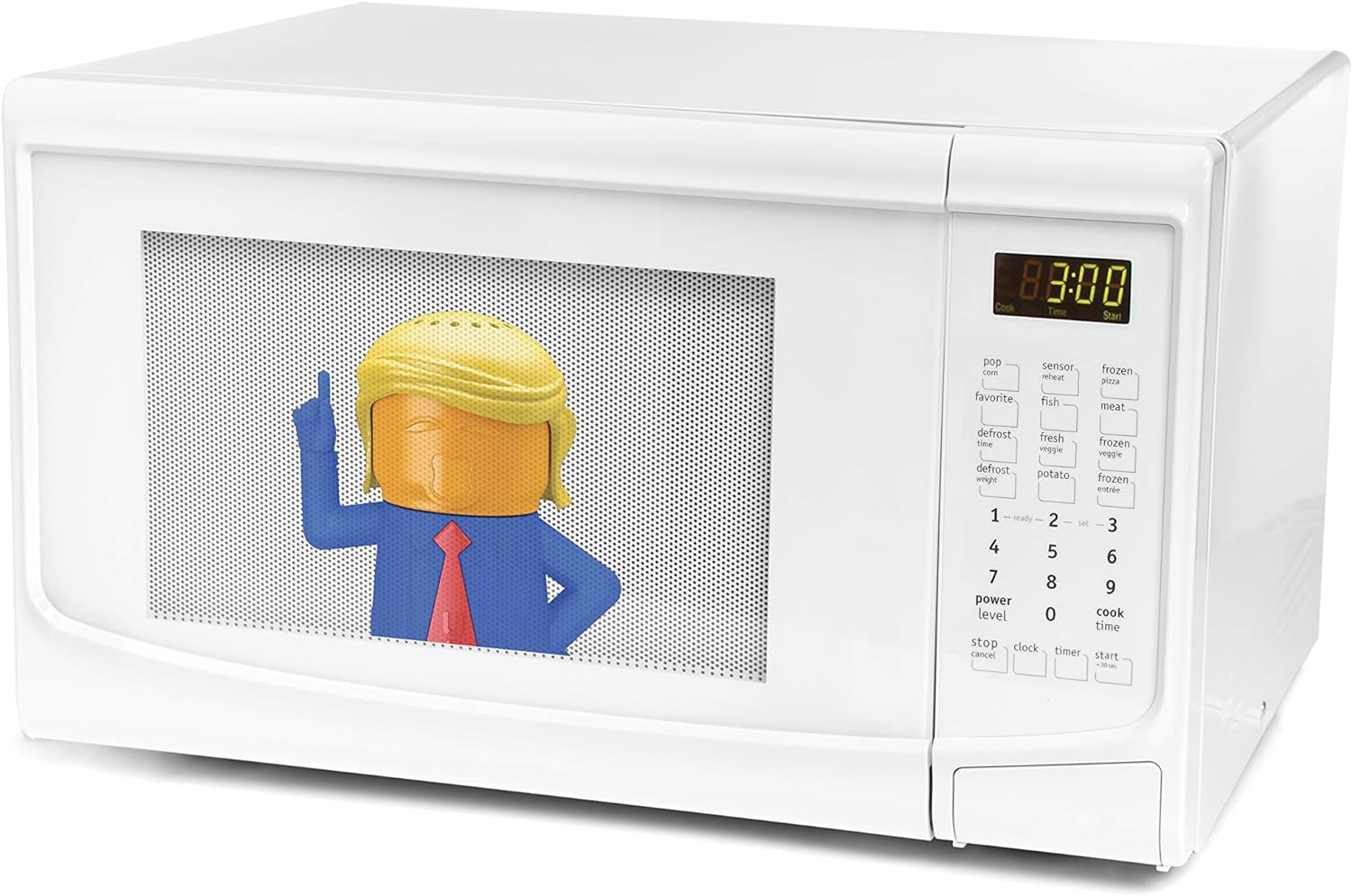 Microwave Steam Cleaner Angry POTUS Presidential Blue, It's HUGE : Health & Household