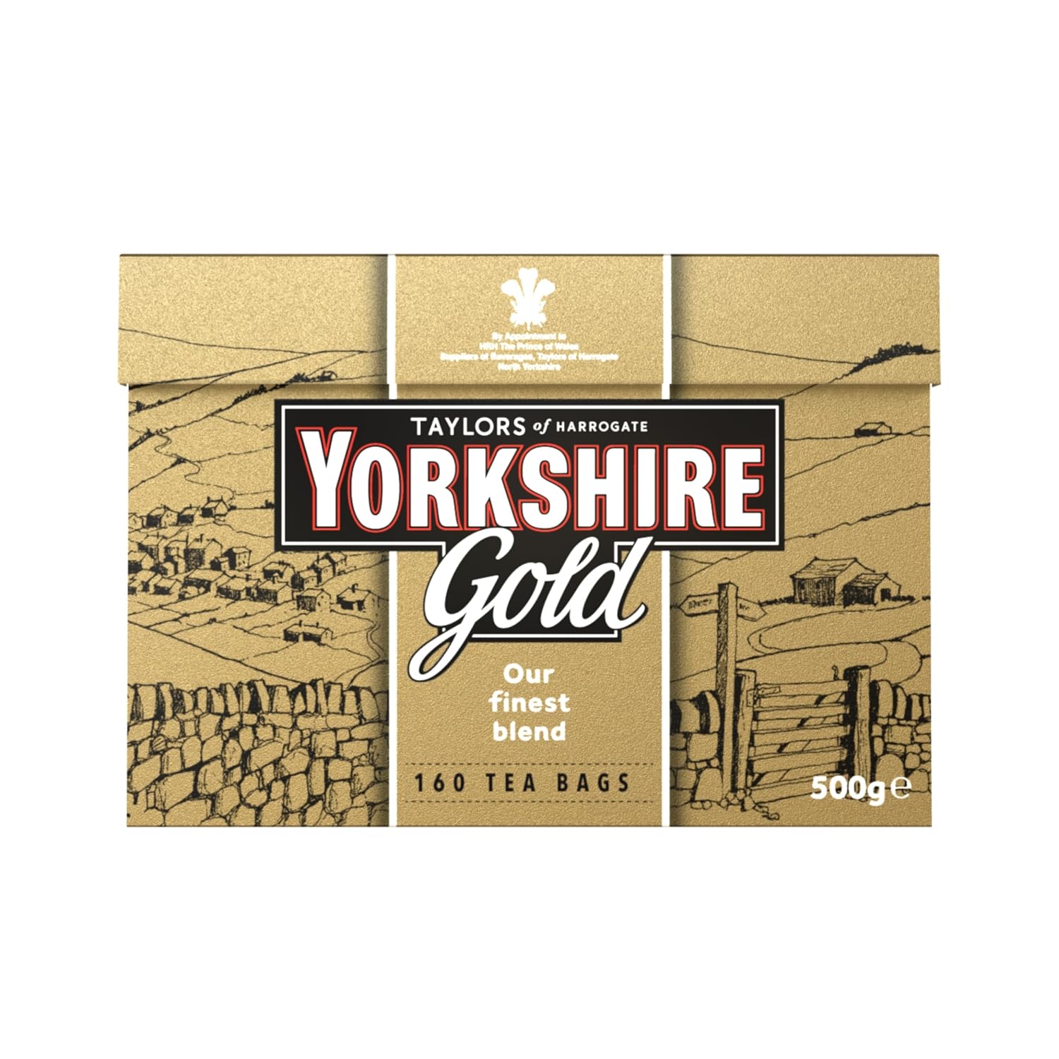 Taylors Of Harrogate Yorkshire Gold, 160 Count (Pack Of 1)