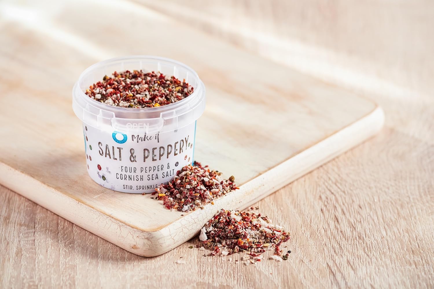 Cornish Sea Salt Tub (1 Pack, Salt & Peppery 60G)
