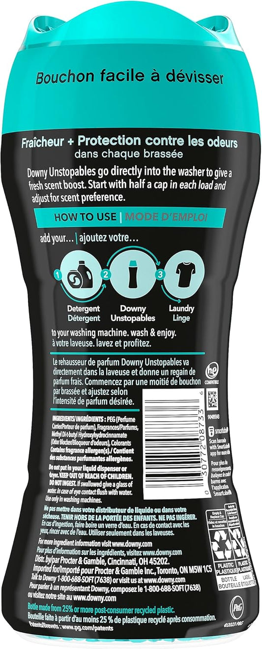 Downy Unstopables Beads, Fresh, 9.1 Oz (4 Pack)