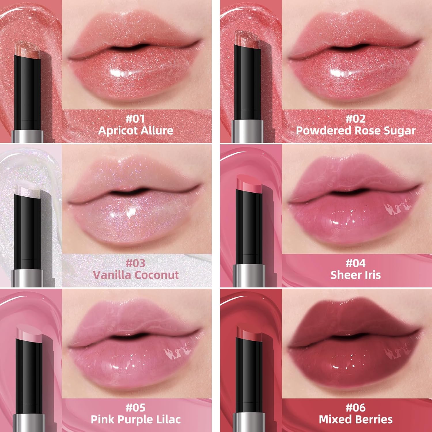 Kimuse Lip Plumper, Hydrating Korean Lip Gloss, Click Tinted Lip Balm Solid Lipstick For Plumps & Moisturizes, Long-Wearing All-In-One Lip Plumping, Gloss, Balm : Beauty & Personal Care