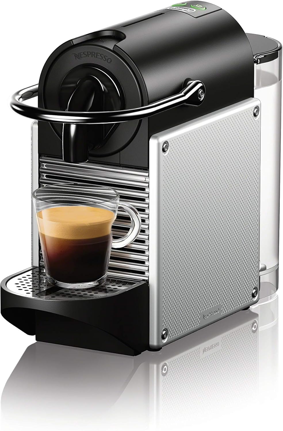 Nespresso Pixie Espresso Machine By De'Longhi, 1100Ml, Aluminum,Silver