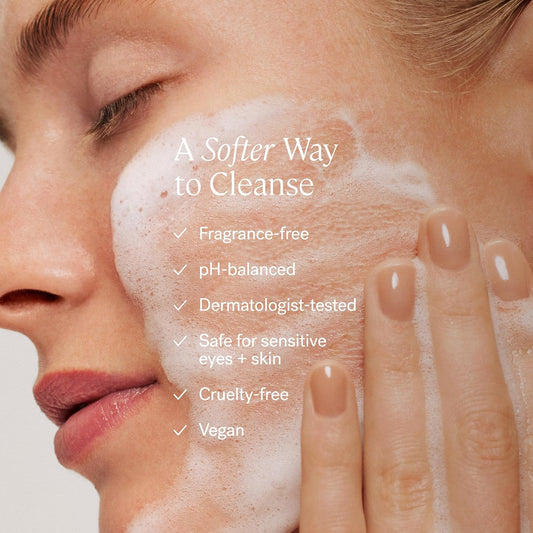 Ilia - The Cleanse Soft Foaming Cleanser + Makeup Remover | Replenish, Hydrate, Cleanse, Soften, Refresh Skin | Non-Toxic, Vegan, Cruelty-Free, Clean (6.76 Fl Oz | 200 Ml)