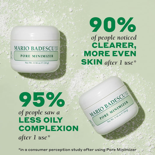 Mario Badescu Silver Powder Pore Minimizer, Skin Care Facial Pore Cleansing Mask With Kaolin Clay & Zinc Oxide