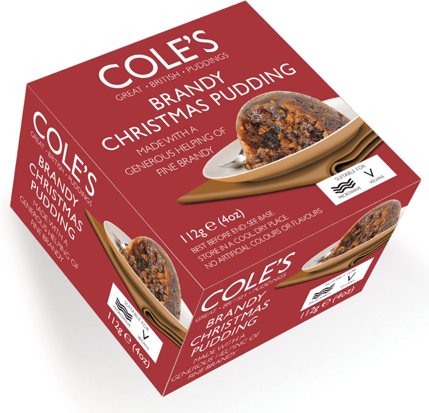 Coles Brandy Christmas Pudding 112G