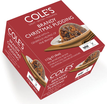 Coles Brandy Christmas Pudding 112G