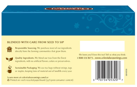 Celestial Seasonings Herbal Tea, Mint Magic,Caffeine Free, 20 Tea Bags (Pack Of 6)