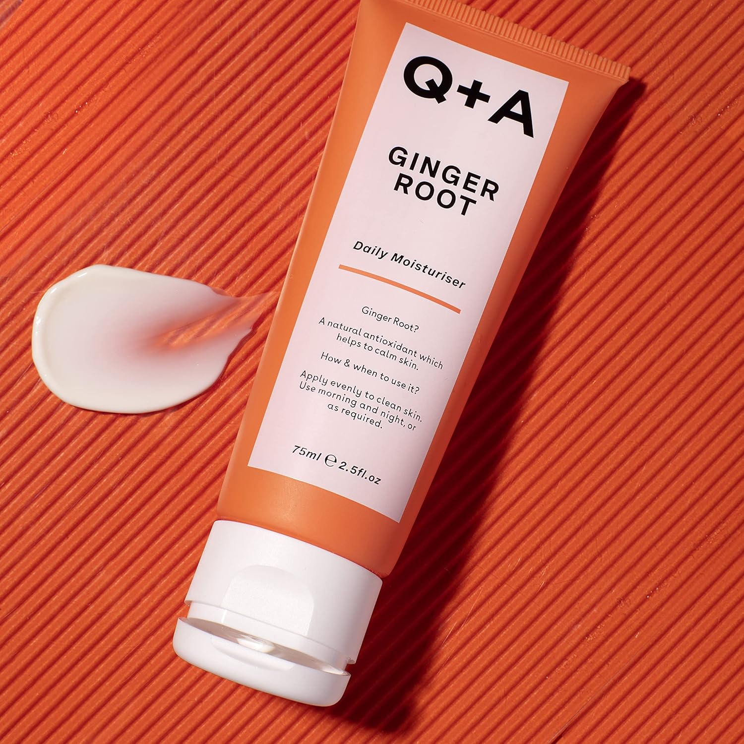 Q+A Ginger Root Daily Moisturiser. A calming face moisturiser packed with antioxidants. 75ml/2.5fl.oz : Amazon.co.uk: Beauty