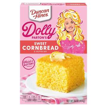 Duncan Hines Dolly Parton'S Sweet Cornbread & Muffin Mix, 16 Oz