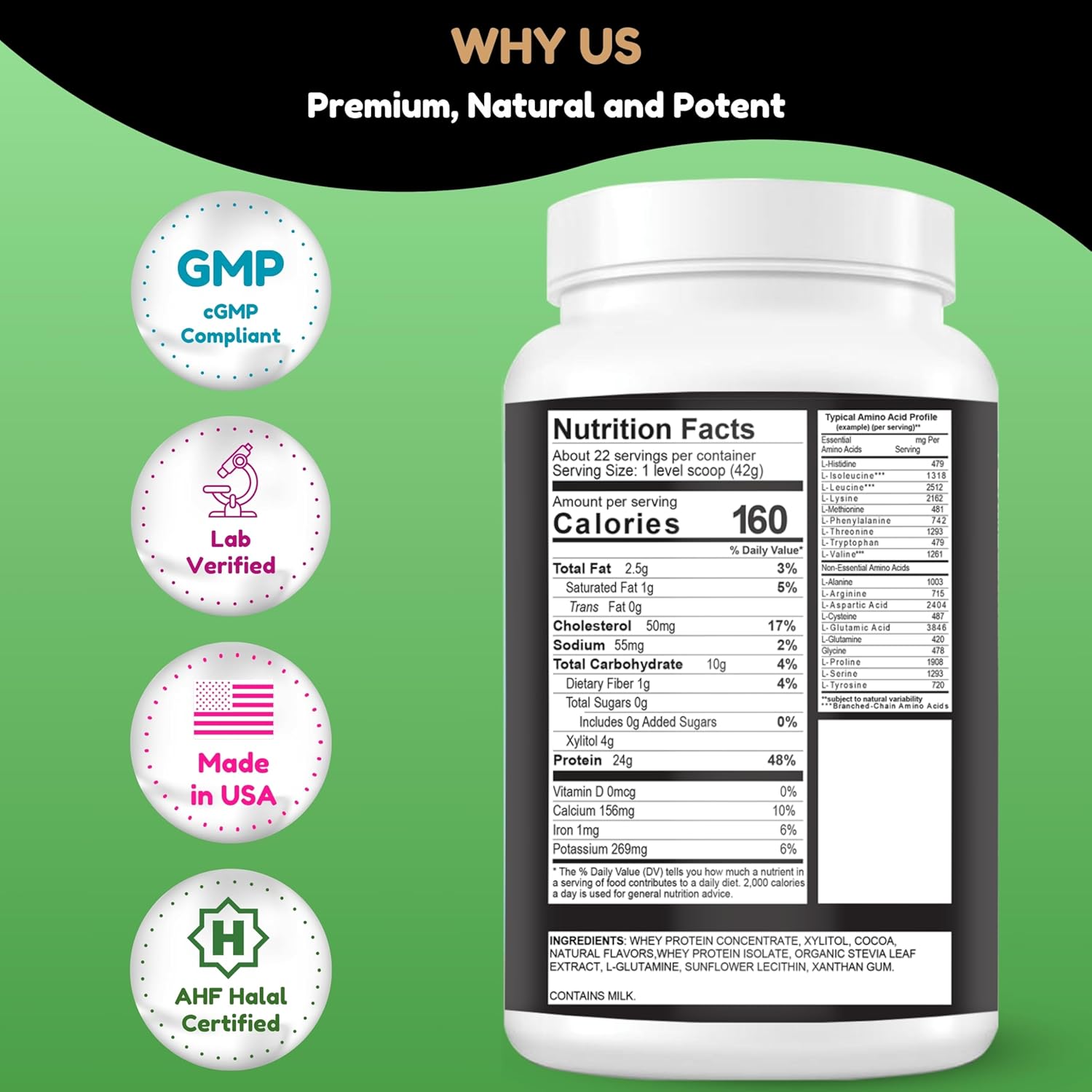 Buy Shifaa Nutrition 2 Lbs Halal Whey Protein Powder Creamy Chocolate. 24G Protein, 5G Bcaas & 420Mg Glutamine. For Building Lean Muscles & Recovery. Sugar-Free, Keto-Friendly, Gluten-Free, Non-Gmo On  Free Shipping On Qualified Orders