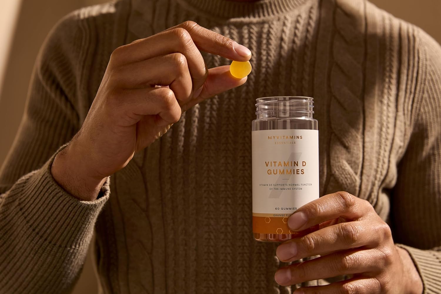 Vitamin D Gummies 25mcg - Support Immune System, Bone Health & Muscle Function - Orange - Vegetarian Friendly - 60 Gummies - Essential Vitamin D for Immune Boost, Bone Maintenance & Muscle Support : Amazon.co.uk: Health & Personal Care
