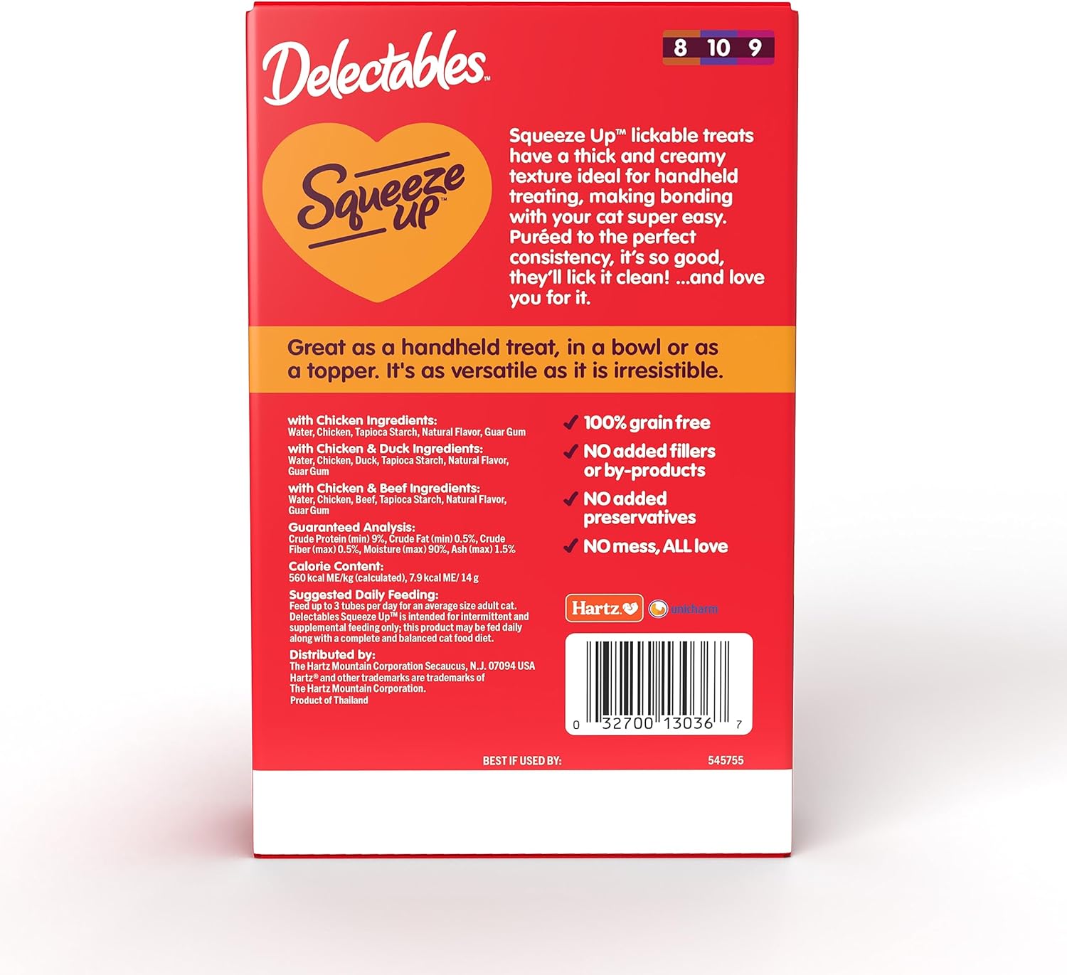 Delectables Squeeze Up Non-Seafood Variety Pack Lickable Cat Treat, 20 Count (Pack of 1)