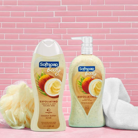 Softsoap Moisturizing Body Wash And Shave Gel, Cool Cucumber Scent, 20 Fl Oz Bottle
