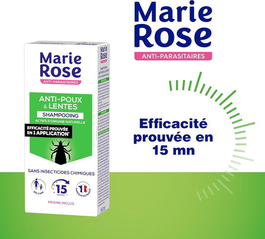 Marie Rose Shampoo Anti Lice And Nits Shampoo 125Ml